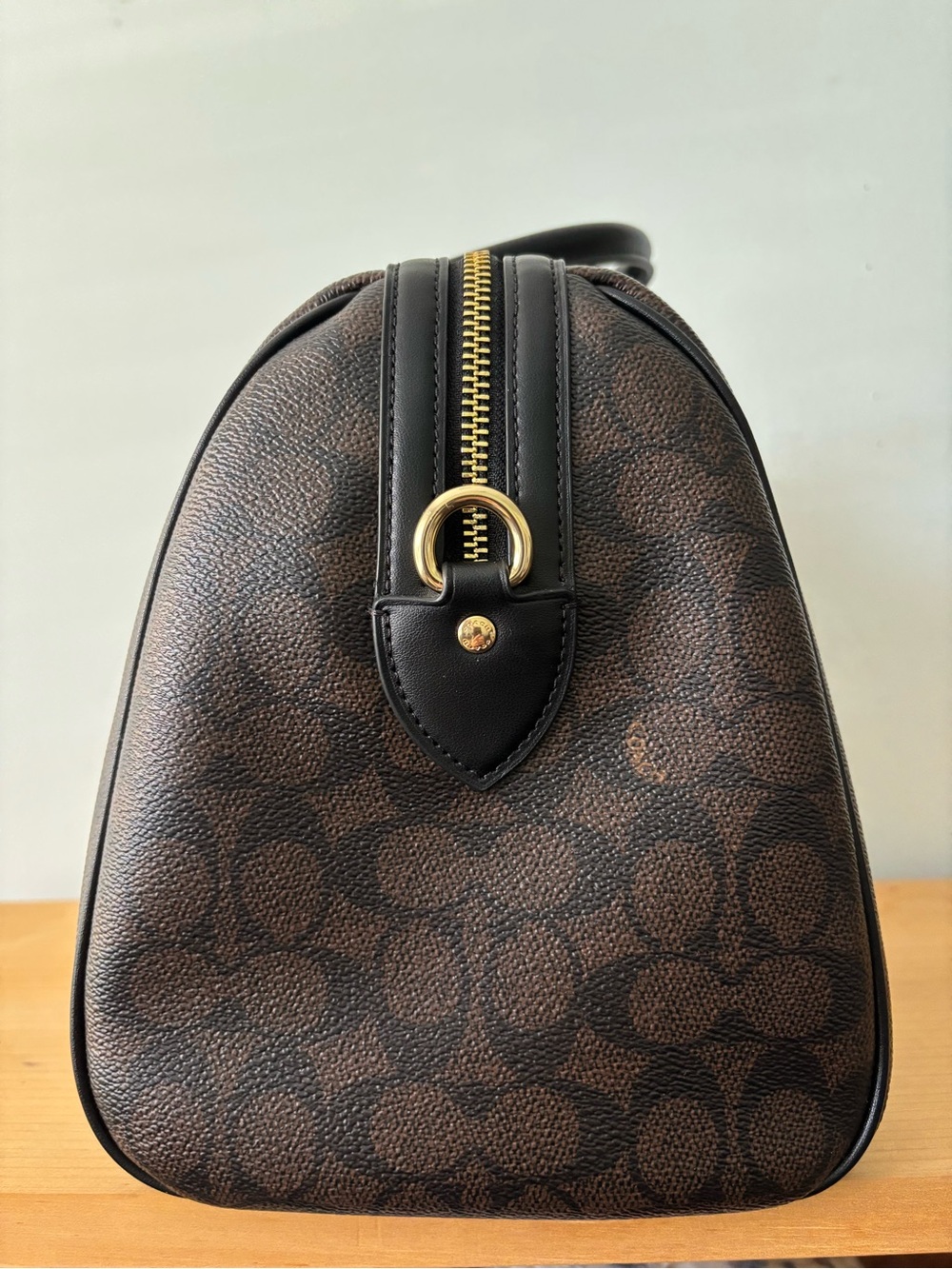 Coach Large Rowan Walnut Signature Canvas - OG STYLE - Picture 5 of 10